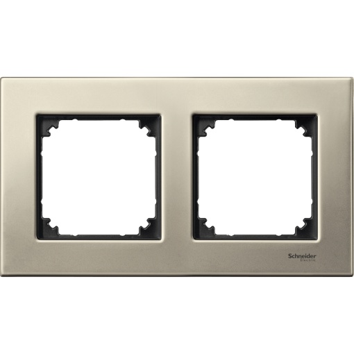 M-Elegance - Quadro 2 elementos - Metal titânio