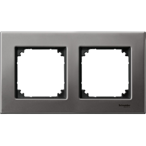 M-Elegance - Quadro 2 elementos - Metal cinzento