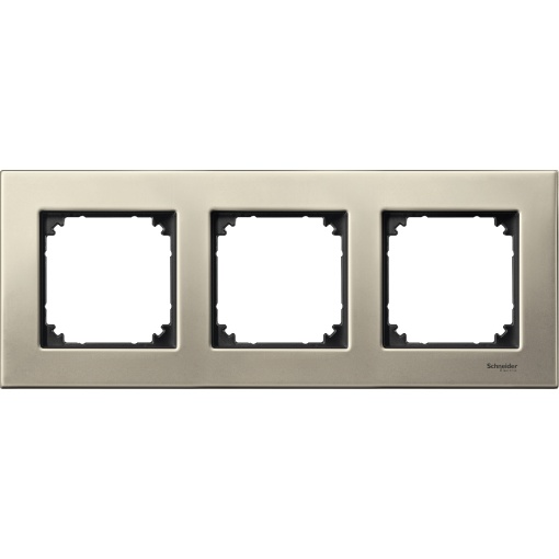 M-Elegance - Quadro 3 elementos - Metal titânio