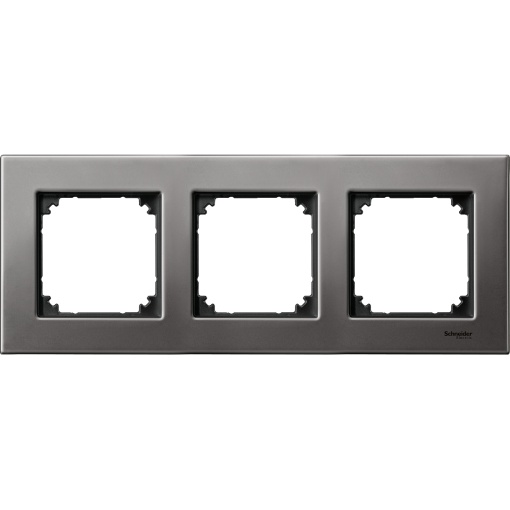 M-Elegance - Quadro 3 elementos - Metal cinzento