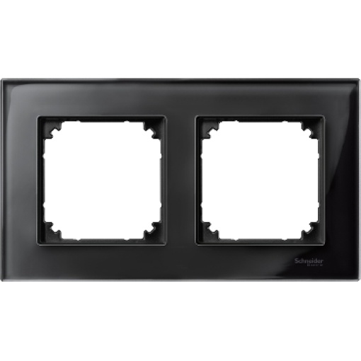 M-Elegance - Quadro 2 elementos - Vidro negro