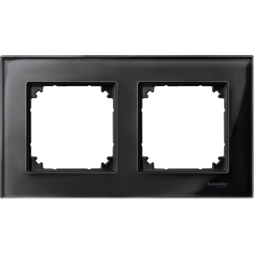 M-Elegance - Quadro 2 elementos - Vidro negro