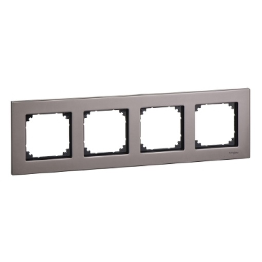 M-Elegance - Quadro 4 elementos - Metal cinzento