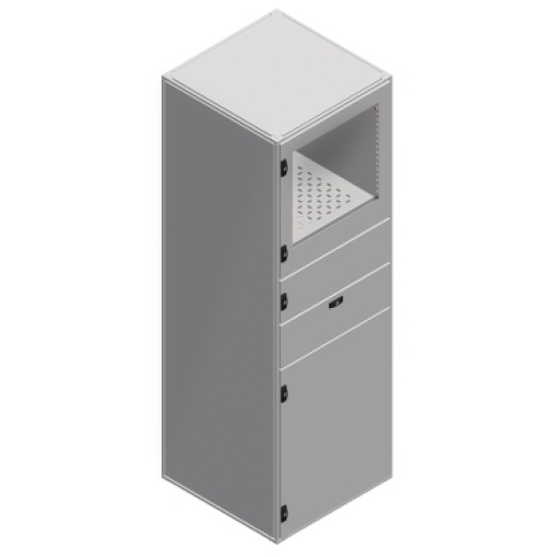 Spacial SF PC rack enclosure - assembled - 1800x600x800 mm