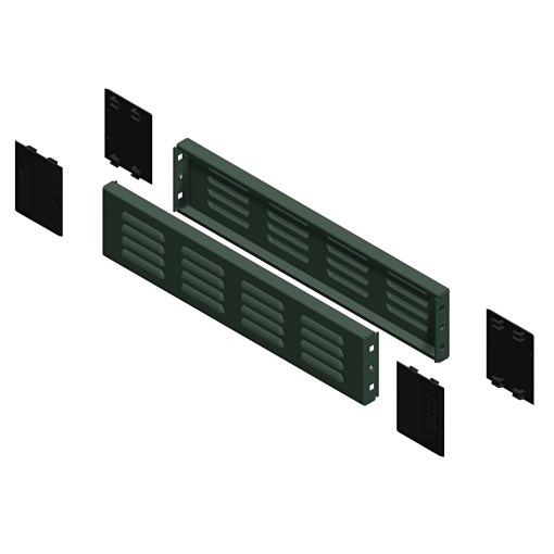 Spacial SFSM ventilated side plinth - 100x600x600 mm