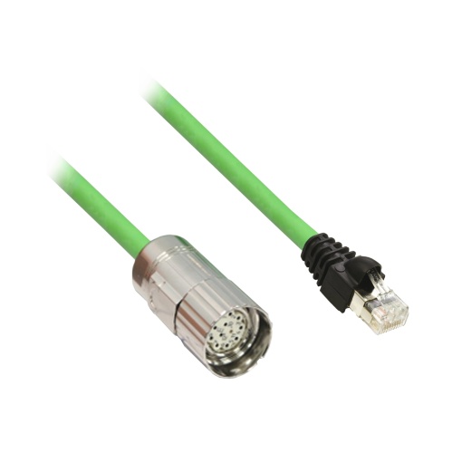 Cabo de Encoder - Lexium 5262 - Conectores RJ45  M23 - 5 metros