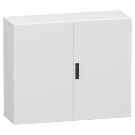 Spacial CRN 2 porta plena   Sem platina  montagem. H1xW12xD3 IP55 IK10 RAL7035