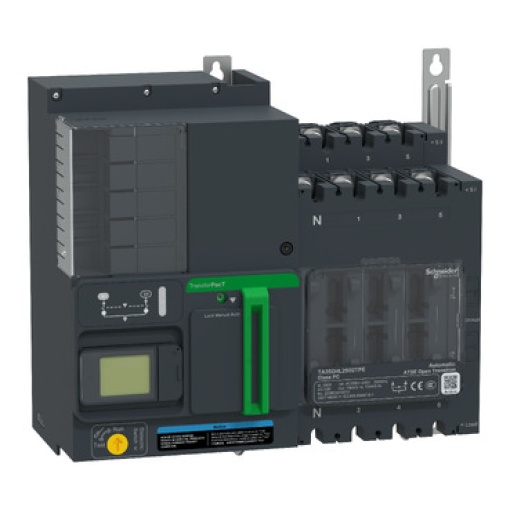 TransferPacT Active Automatic, 100A, 230V, 4P, tamanho 250A