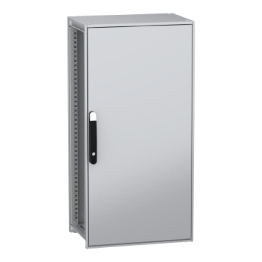 Armário elétrico modular de montagem no chão, PanelSeT SFN, aço descarbonizado,platina, 1200x600x400mm, IP55