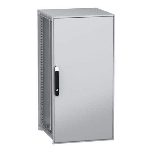 Armário elétrico modular de montagem no chão, PanelSeT SFN, aço descarbonizado,platina, 1200x600x600mm, IP55