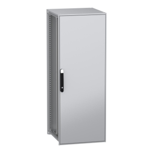 Armário elétrico modular de montagem no chão, PanelSeT SFN, aço descarbonizado,platina, 1600x600x600mm, IP55