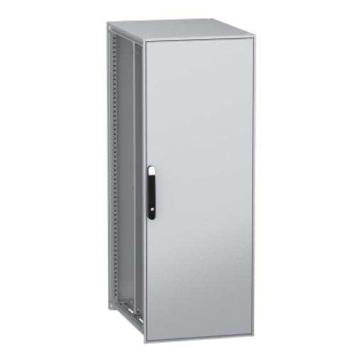 Armário elétrico modular de montagem no chão, PanelSeT SFN, aço descarbonizado,platina, 1600x600x800mm, IP55