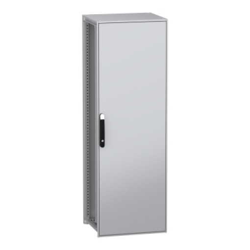Armário elétrico modular de montagem no chão, PanelSeT SFN, aço descarbonizado,platina, 1800x600x500mm, IP55