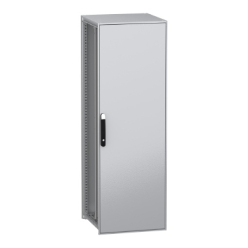 Armário elétrico modular de montagem no chão, PanelSeT SFN, aço descarbonizado,platina, 1800x600x600mm, IP55