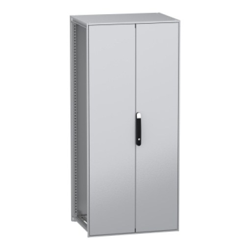 Armário elétrico modular de montagem no chão, PanelSeT SFN, aço descarbonizado, 1800x800x600mm, 2 portas, IP55