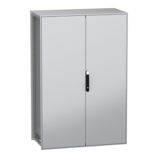 Armário elétrico modular de montagem no chão, PanelSeT SFN, aço descarbonizado, 1800x1200x600mm, 2 portas, IP55