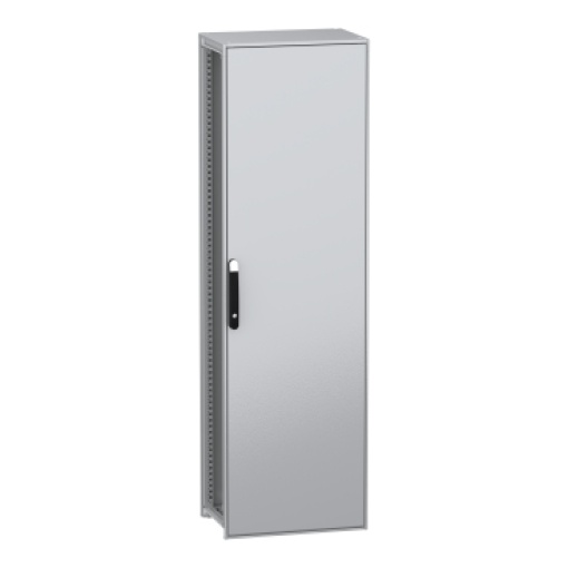 Armário elétrico modular de montagem no chão, PanelSeT SFN, aço descarbonizado,platina, 2000x600x400mm, IP55
