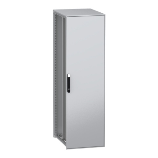 Armário elétrico modular de montagem no chão, PanelSeT SFN, aço descarbonizado,platina, 2000x600x800mm, IP55