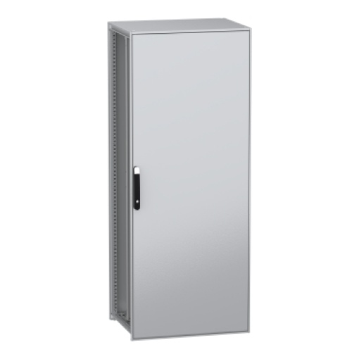 Armário elétrico modular de montagem no chão, PanelSeT SFN, aço descarbonizado,platina, 2000x800x600mm, IP55