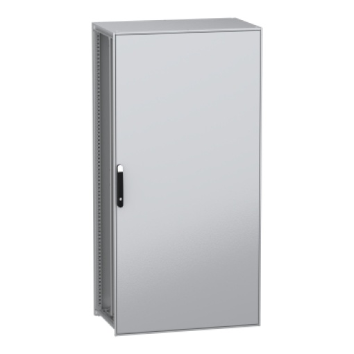 Armário elétrico modular de montagem no chão, PanelSeT SFN, aço descarbonizado,platina, 2000x1000x600mm, IP55