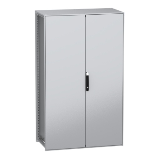 Armário elétrico modular de montagem no chão, PanelSeT SFN, aço descarbonizado, 2000x1200x600mm, 2 portas, IP55