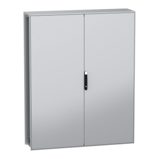 Armário elétrico modular de montagem no chão, PanelSeT SFN, aço descarbonizado, 2000x1600x400mm, 2 portas, IP55