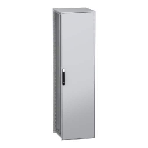 Armário elétrico modular de montagem no chão, PanelSeT SFN, aço descarbonizado,platina, 2200x600x600mm, IP55