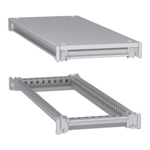Estrutura inferior e superior, PanelSeT SFN, para invólucro elétrico W300 D800mm, cobertura incluída