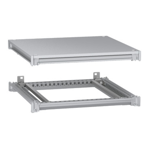 Estrutura inferior e superior, PanelSeT SFN, para invólucro elétrico W600 D600mm, cobertura incluída