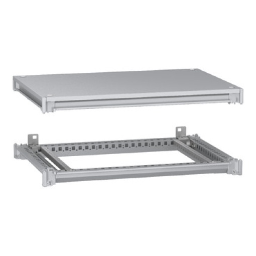 Estrutura inferior e superior, PanelSeT SFN, para invólucro elétrico W700 D500mm, cobertura incluída