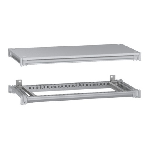 Estrutura inferior e superior, PanelSeT SFN, para invólucro elétrico W800 D400mm, cobertura incluída