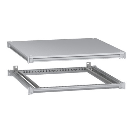 Estrutura inferior e superior, PanelSeT SFN, para invólucro elétrico W800 D800mm, cobertura incluída