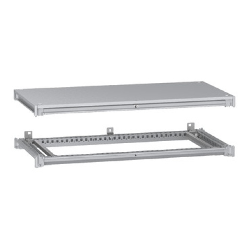 Estrutura inferior e superior, PanelSeT SFN, para invólucro elétrico W1000 D500mm, cobertura incluída
