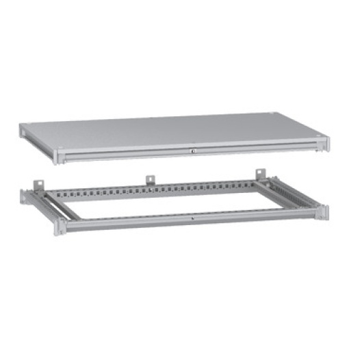 Estrutura inferior e superior, PanelSeT SFN, para invólucro elétrico W1000 D600mm, cobertura incluída