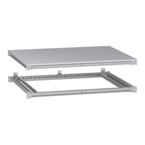 Estrutura inferior e superior, PanelSeT SFN, para invólucro elétrico W1000 D800mm, cobertura incluída