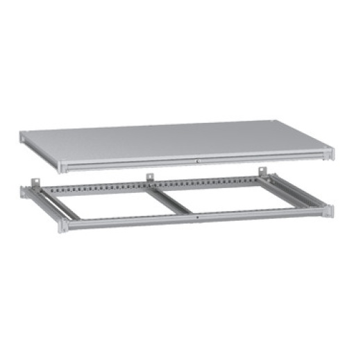 Estrutura inferior e superior, PanelSeT SFN, para invólucro elétrico W1200 D800mm, cobertura incluída