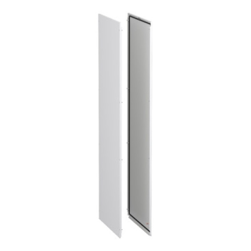 Painéis laterais, PrismaSeT HD, para invólucro elétrico H2000 D800mm, fixação externa, RAL9003, conjunto de 2