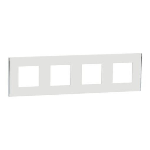 Nova Unica - Quadro 4 Elementos Unica Deco BrancoPrata