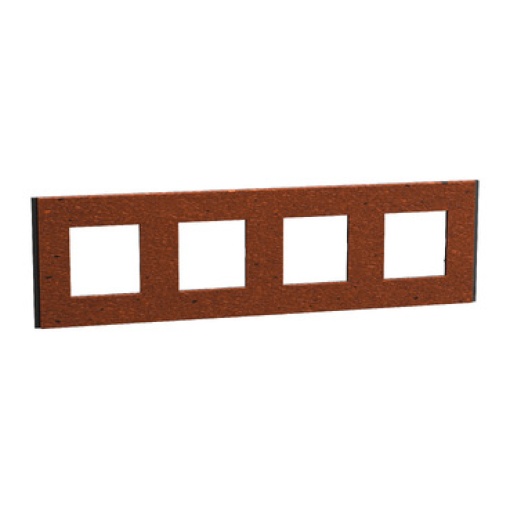 Nova Unica - Quadro 4 Elementos Unica Deco Terracota