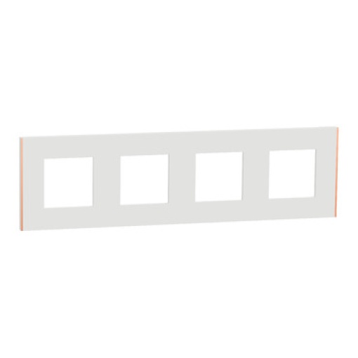 Nova Unica - Quadro 4 Elementos Unica Deco BrancoCobre