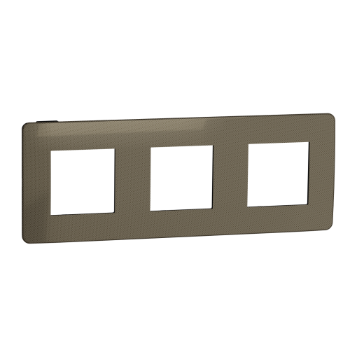 Nova Unica - Quadro 3 elementos - Studio Bronze MetalPreto