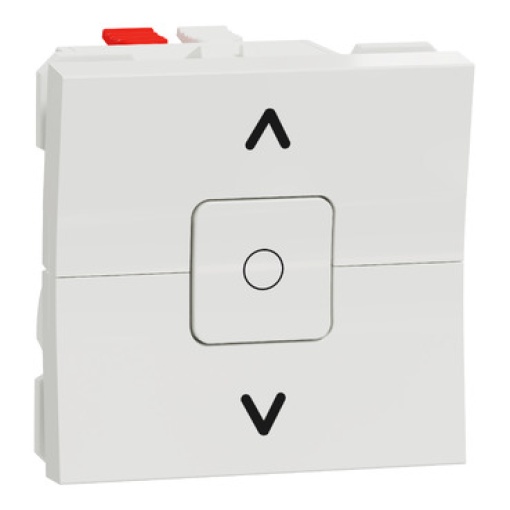 Interruptor de estores cSTOP, Unica, 6A, Branco