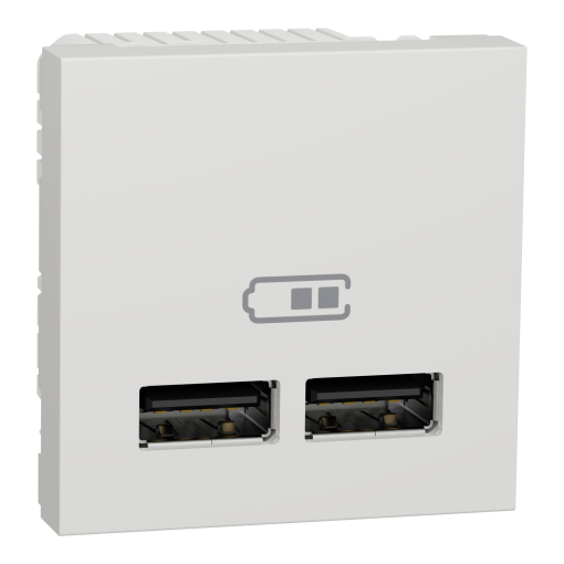 Tomada USB - Nova Unica - USB tipo 2.0 - 1A - Branco