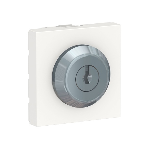 Nova Unica - Interruptor chave 3 posições - 16A - Branco