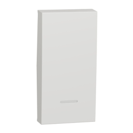 Nova Unica - Tecla simples com visor - Branco