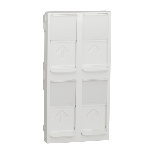Nova Unica  - Centro tomada quadr RJ45 Keystone Branco