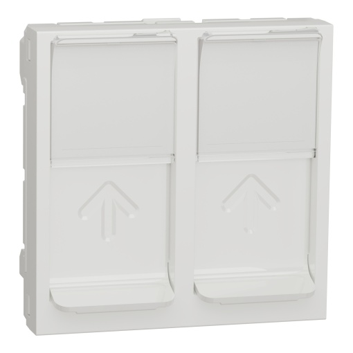 Nova Unica - Centro duplo RJ45 2 mód. - Branco