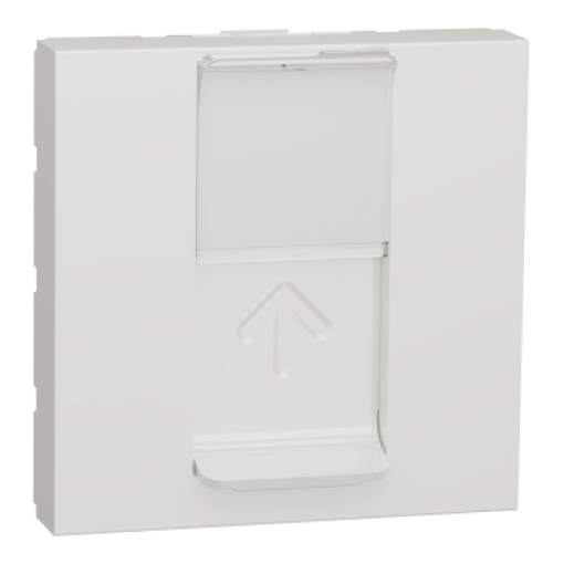 Nova Unica - Centro tomada RJ45 - Branco