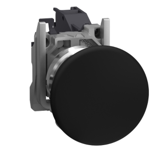 Complete push button, Harmony XB4, Explosive atmosphere, black mushroom pushbutton