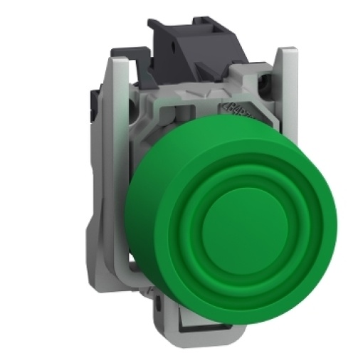 Complete push button, Harmony XB4, Explosive atmosphere, pushbutton greeb with integrated boot
